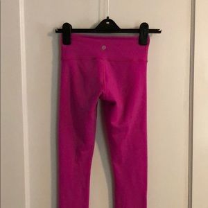 Lululemon leggings Sz 2 Reversible
